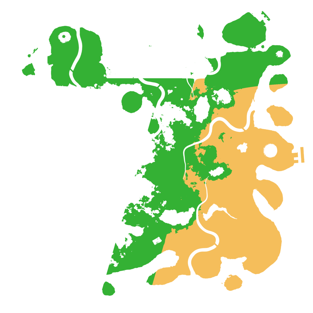 Biome Rust Map: Procedural Map, Size: 4050, Seed: 1854901494