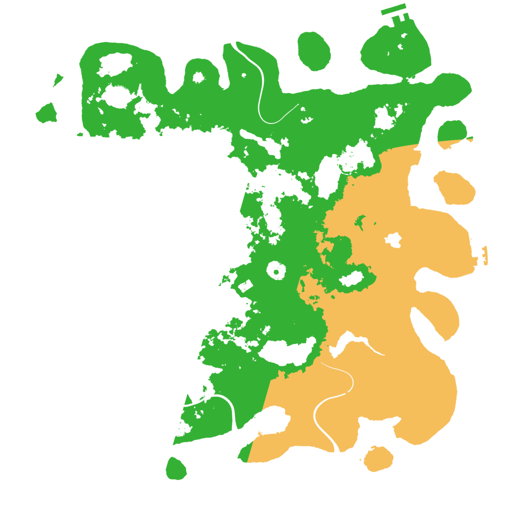 Biome Rust Map: Procedural Map, Size: 4050, Seed: 1854901494