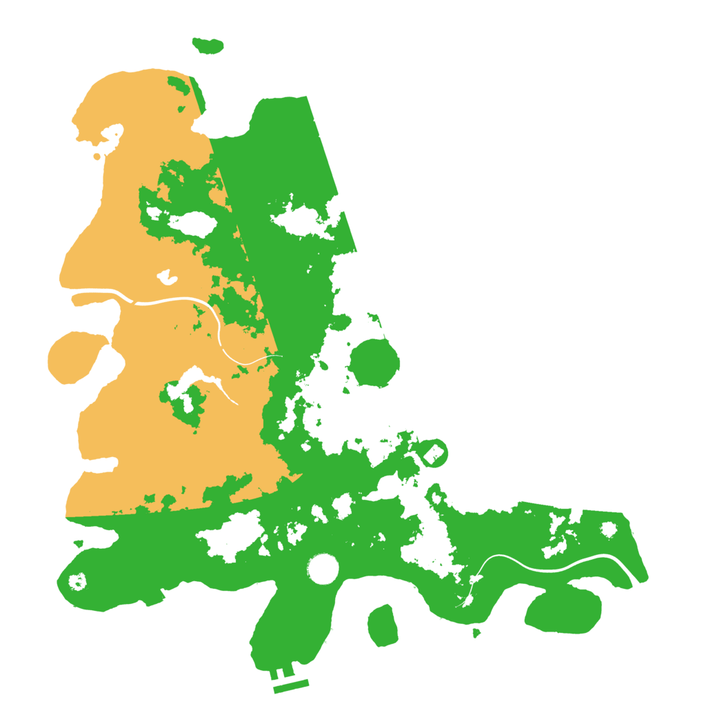 Biome Rust Map: Procedural Map, Size: 4000, Seed: 1216867873