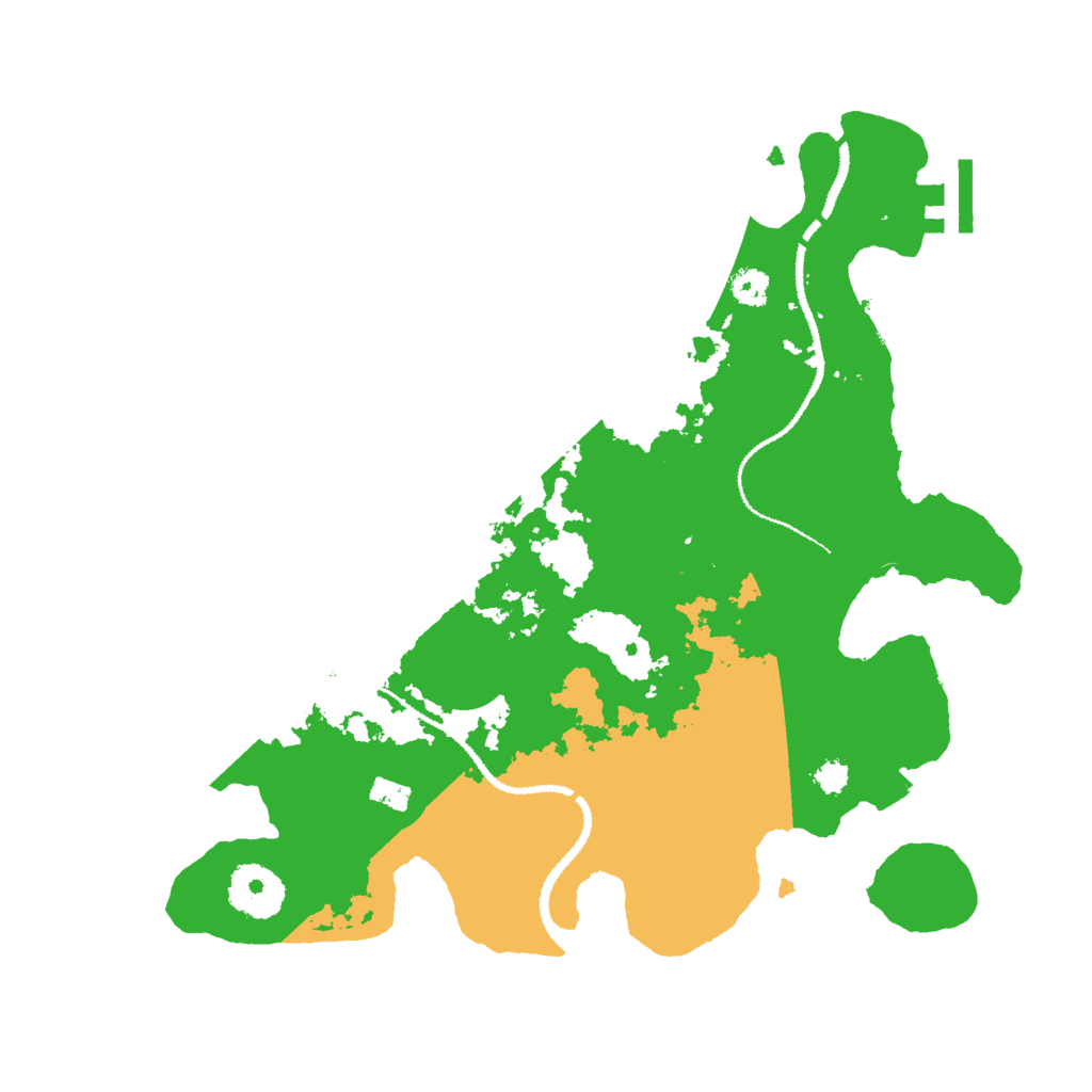 Biome Rust Map: Procedural Map, Size: 3000, Seed: 462473822