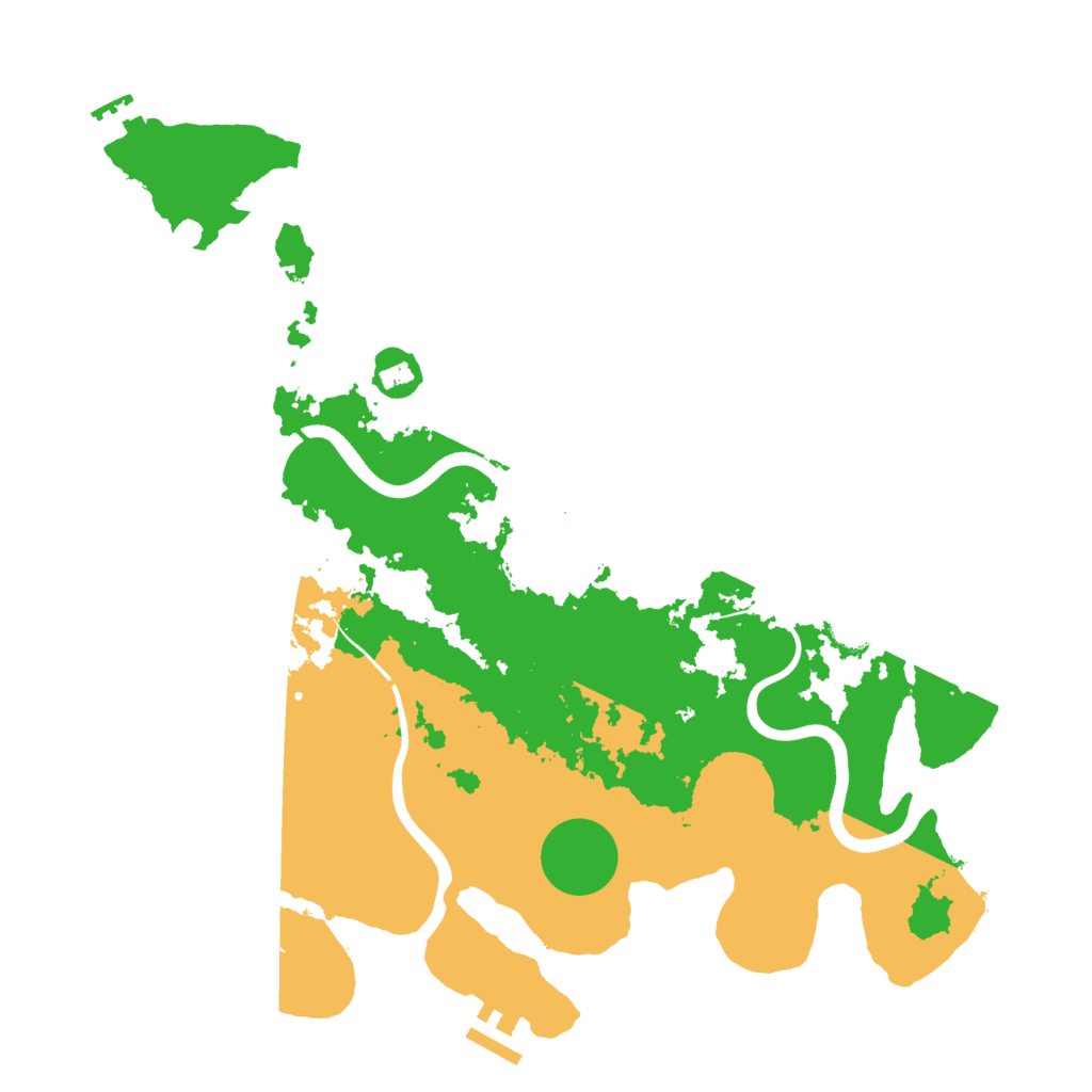 Biome Rust Map: Procedural Map, Size: 3750, Seed: 349388300