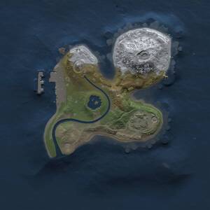 Thumbnail Rust Map: Procedural Map, Size: 1500, Seed: 152, 3 Monuments