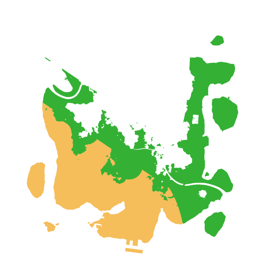 Biome Rust Map: Procedural Map, Size: 3000, Seed: 14938