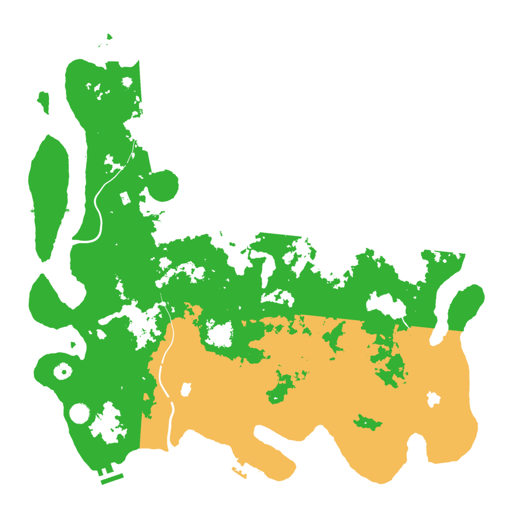 Biome Rust Map: Procedural Map, Size: 4500, Seed: 1686308441