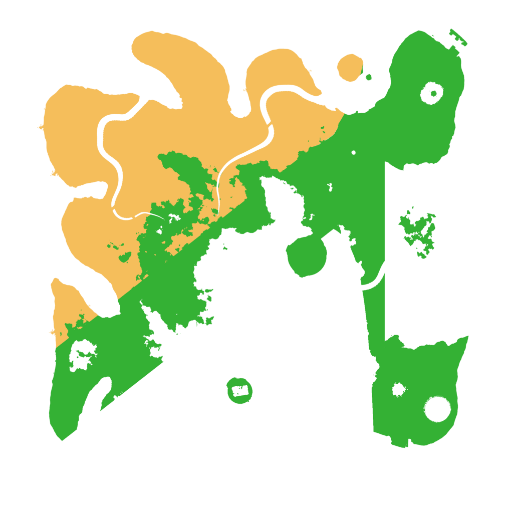 Biome Rust Map: Procedural Map, Size: 3500, Seed: 6772