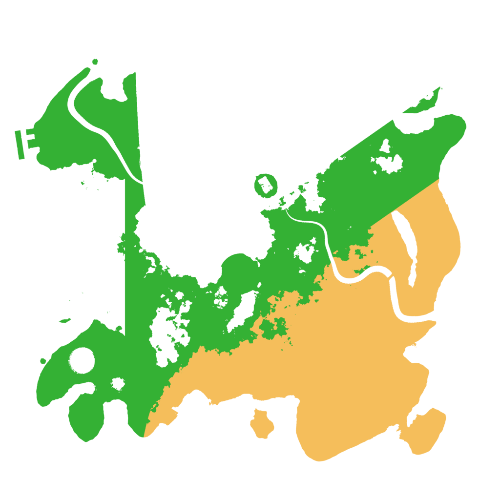Biome Rust Map: Procedural Map, Size: 3500, Seed: 2076522416