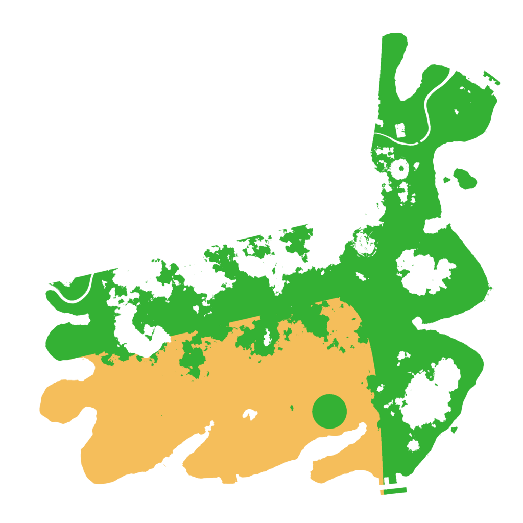 Biome Rust Map: Procedural Map, Size: 4000, Seed: 587952