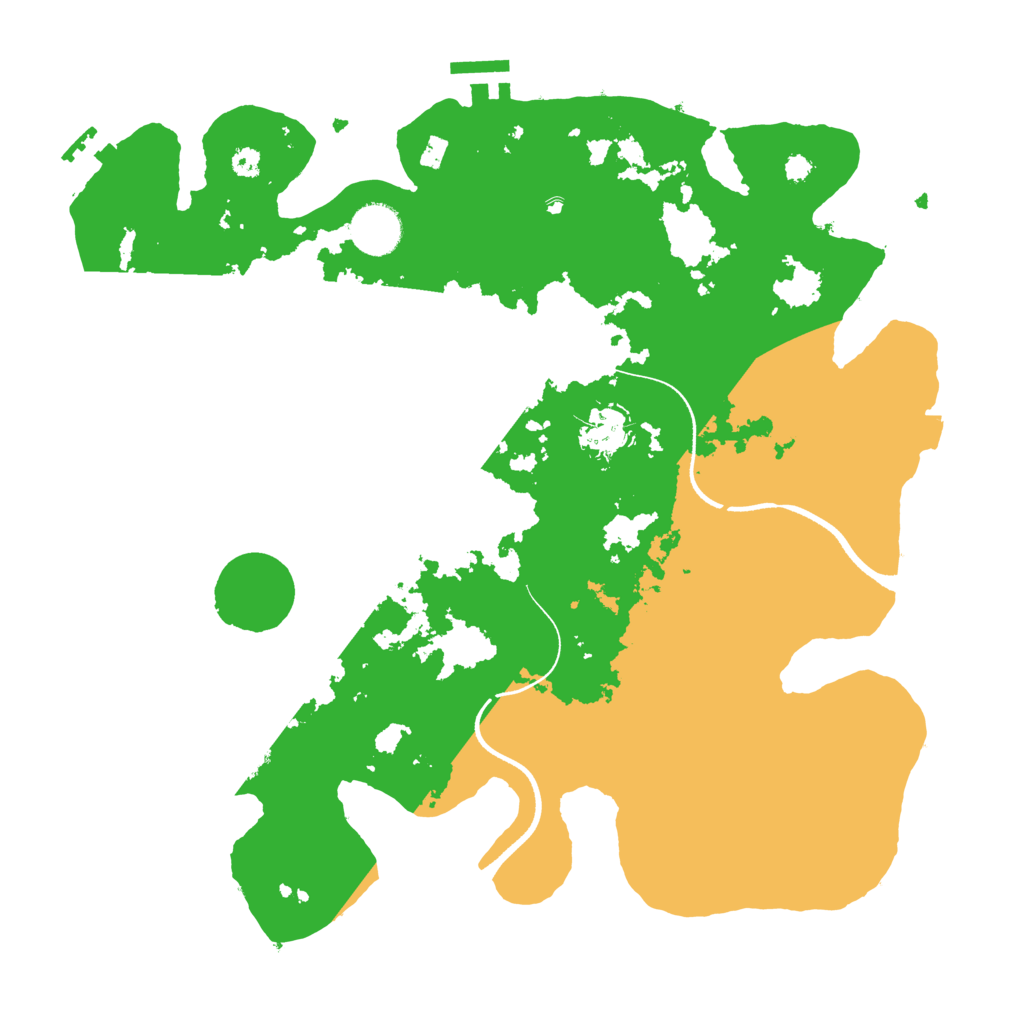 Biome Rust Map: Procedural Map, Size: 3500, Seed: 22910762