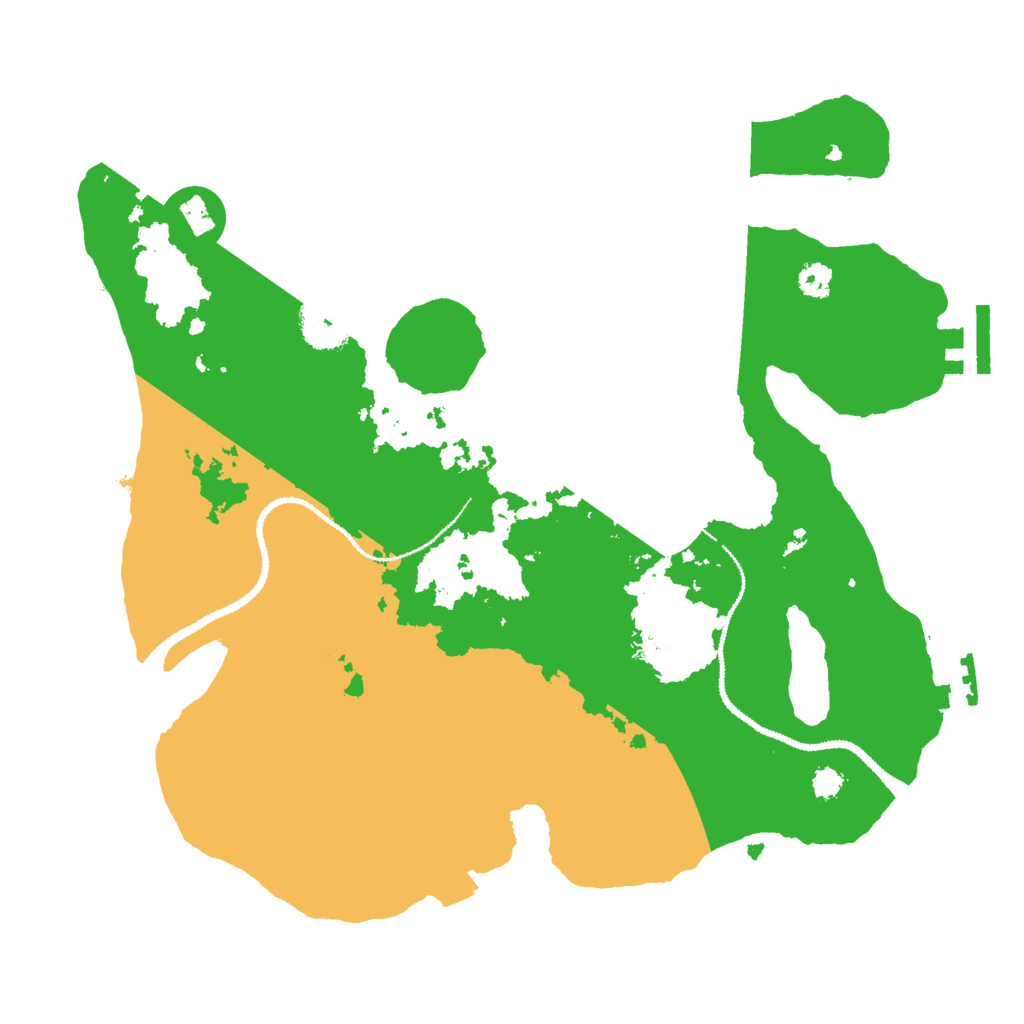 Biome Rust Map: Procedural Map, Size: 3000, Seed: 1593549284