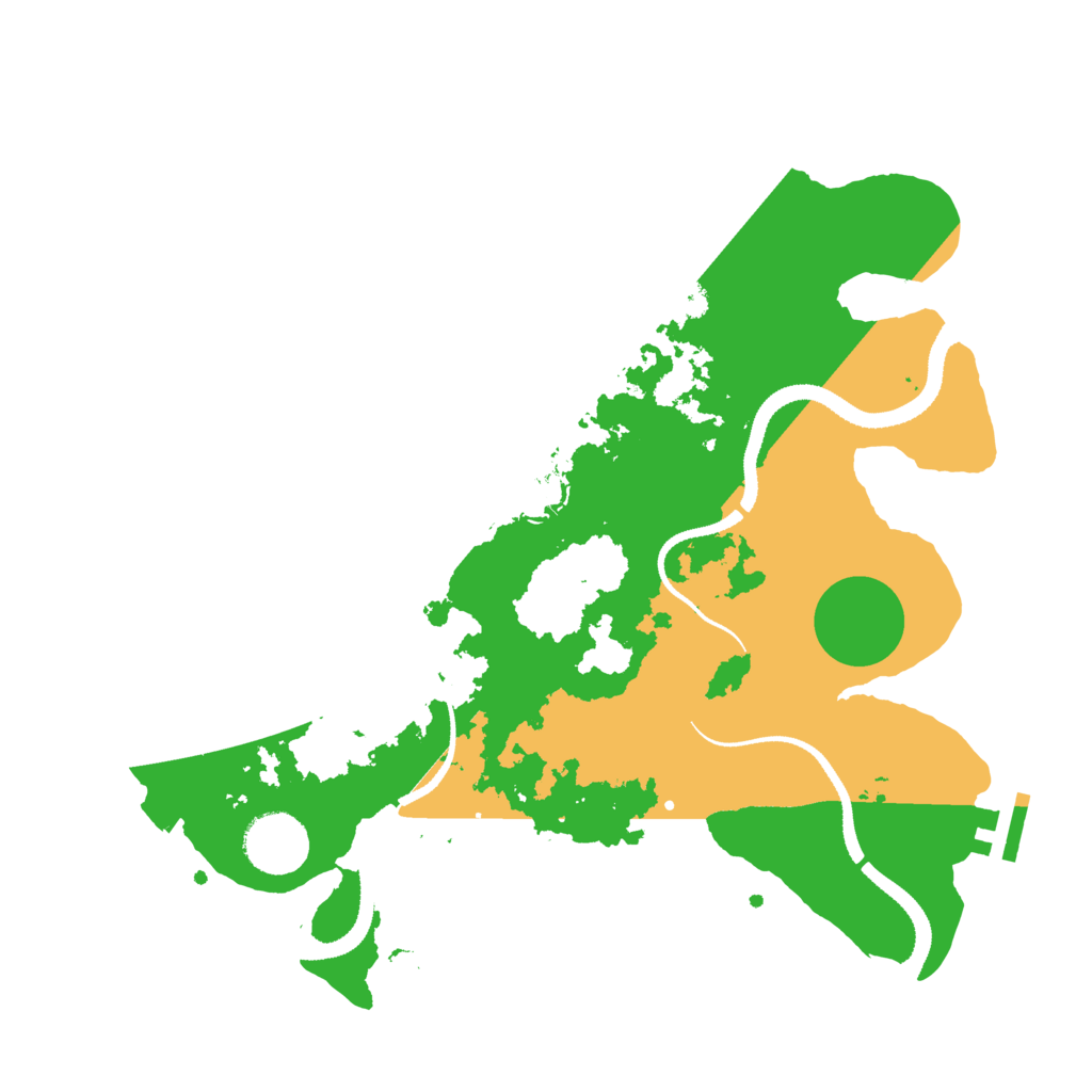Biome Rust Map: Procedural Map, Size: 3200, Seed: 17762