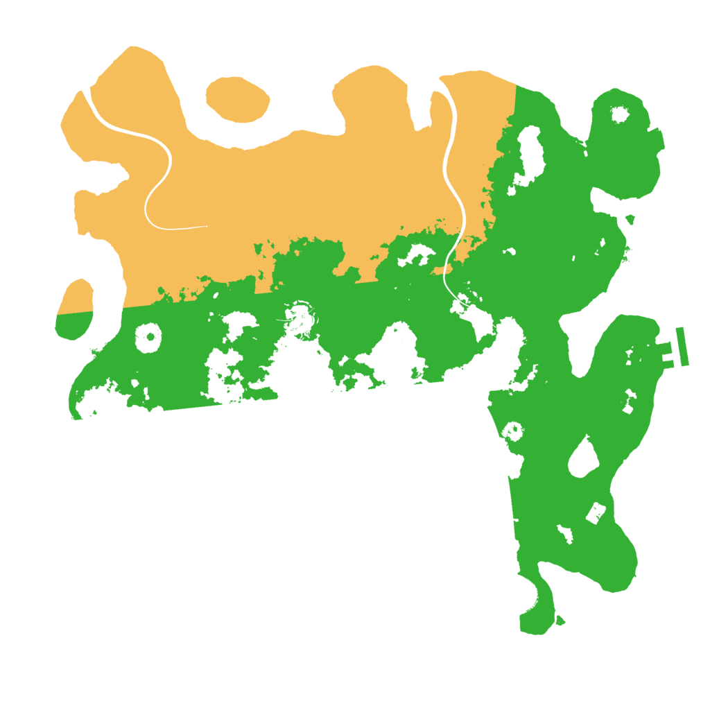 Biome Rust Map: Procedural Map, Size: 3700, Seed: 1836532296