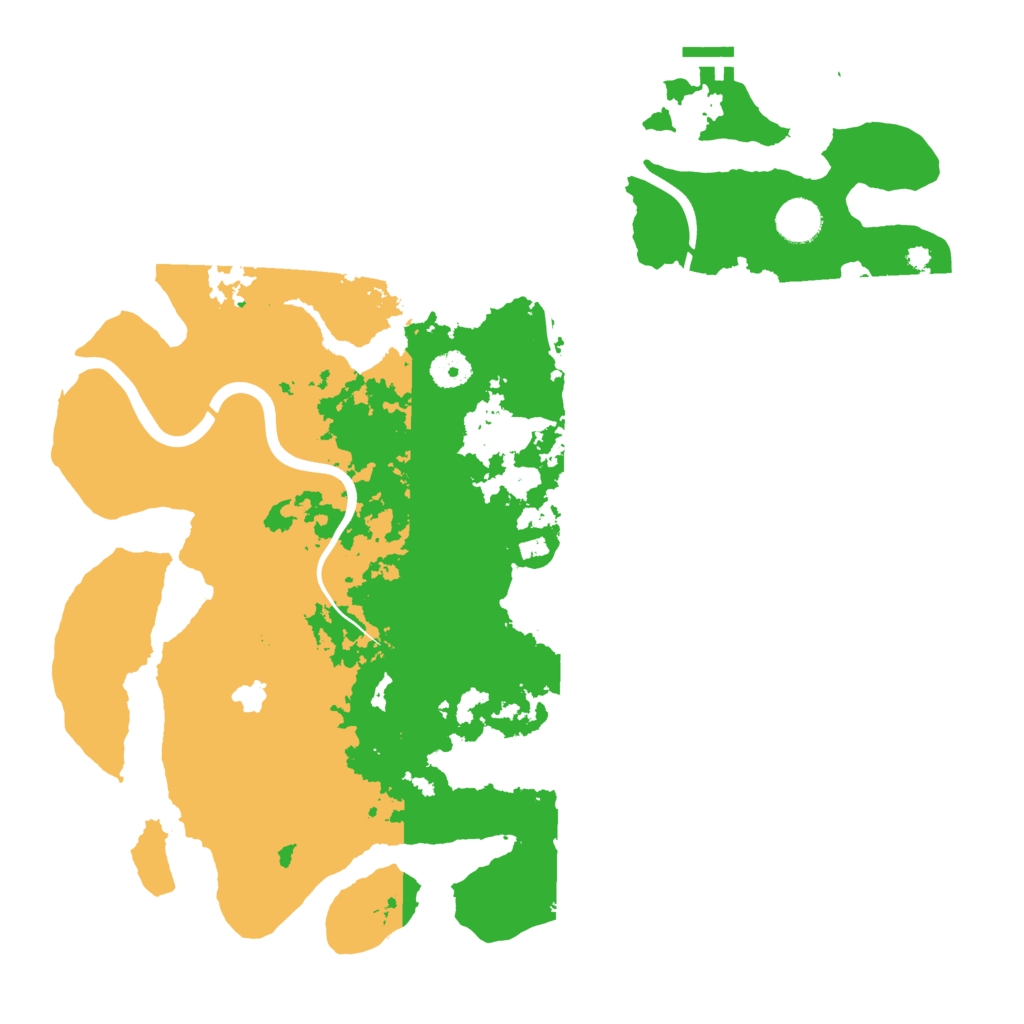 Biome Rust Map: Procedural Map, Size: 4000, Seed: 2105