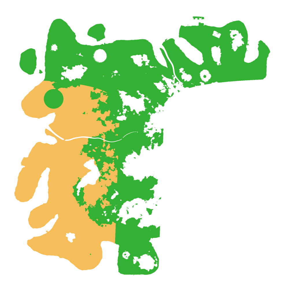 Biome Rust Map: Procedural Map, Size: 4000, Seed: 4567893
