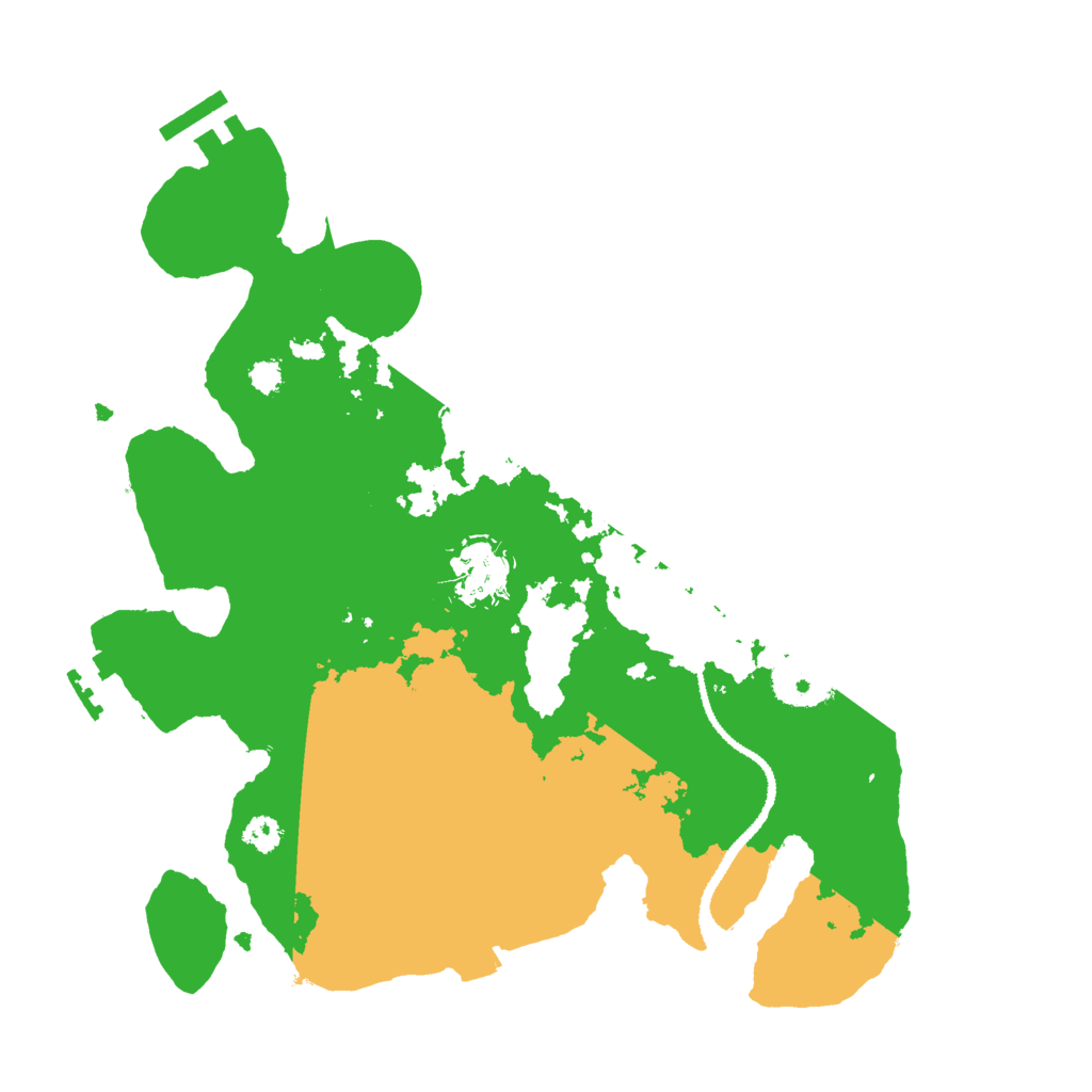 Biome Rust Map: Procedural Map, Size: 3000, Seed: 19811