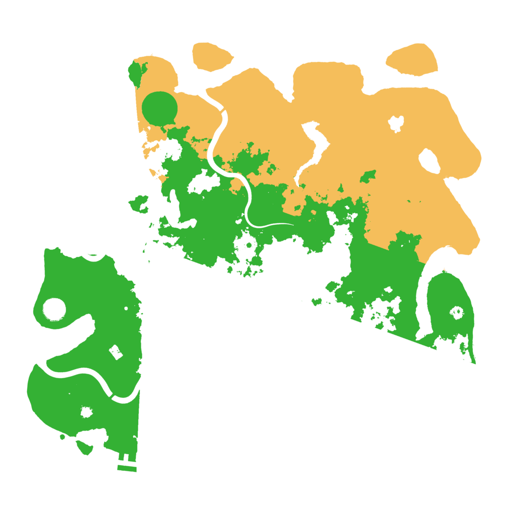 Biome Rust Map: Procedural Map, Size: 4000, Seed: 442778917