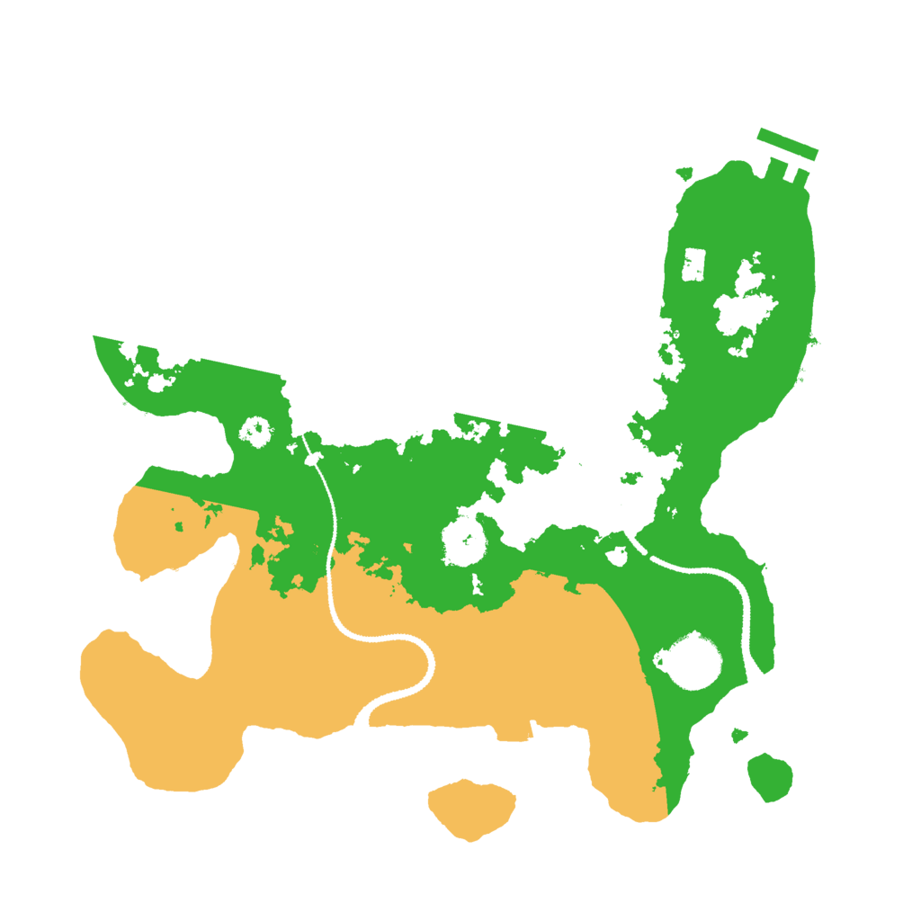 Biome Rust Map: Procedural Map, Size: 3000, Seed: 675634512