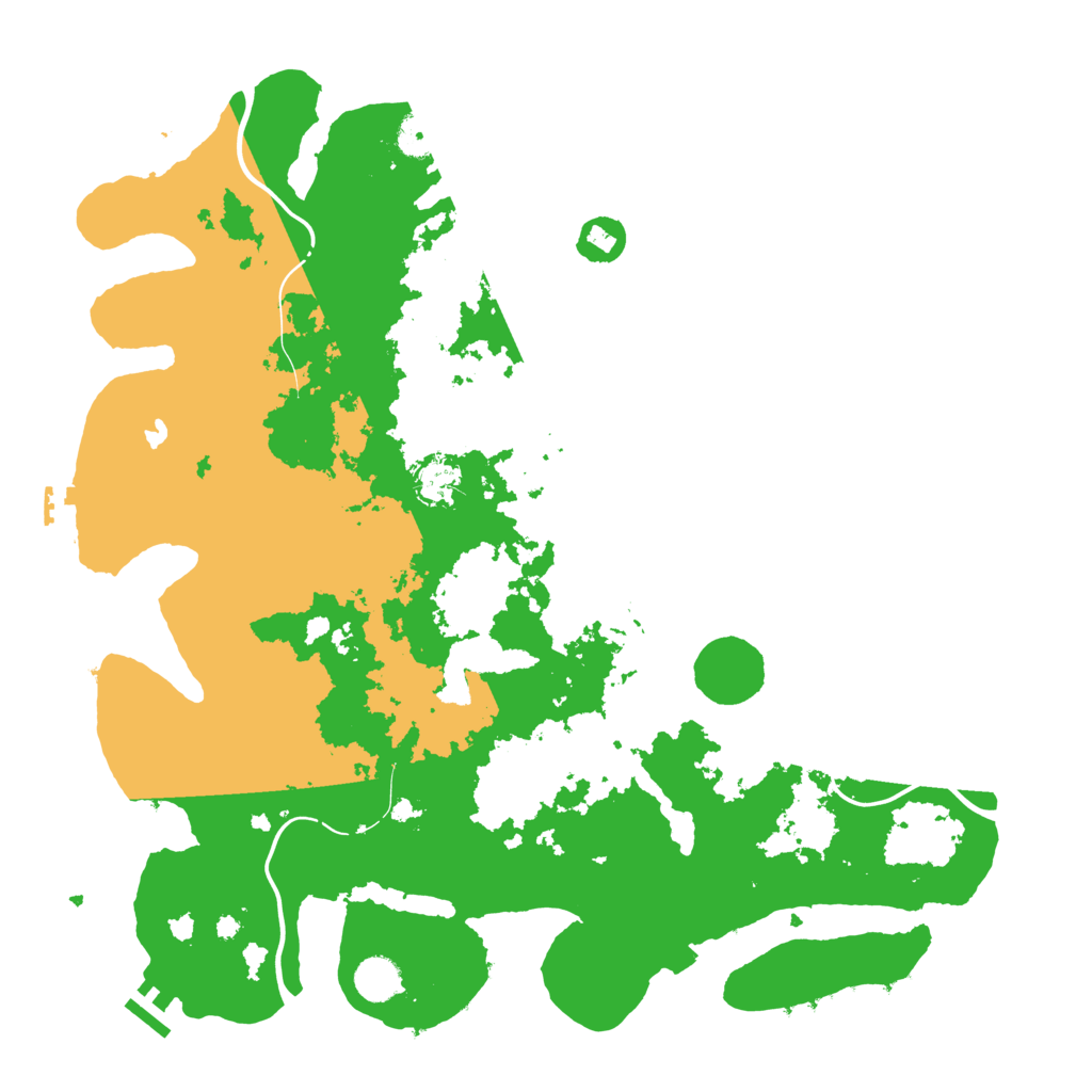 Biome Rust Map: Procedural Map, Size: 4250, Seed: 1824009553