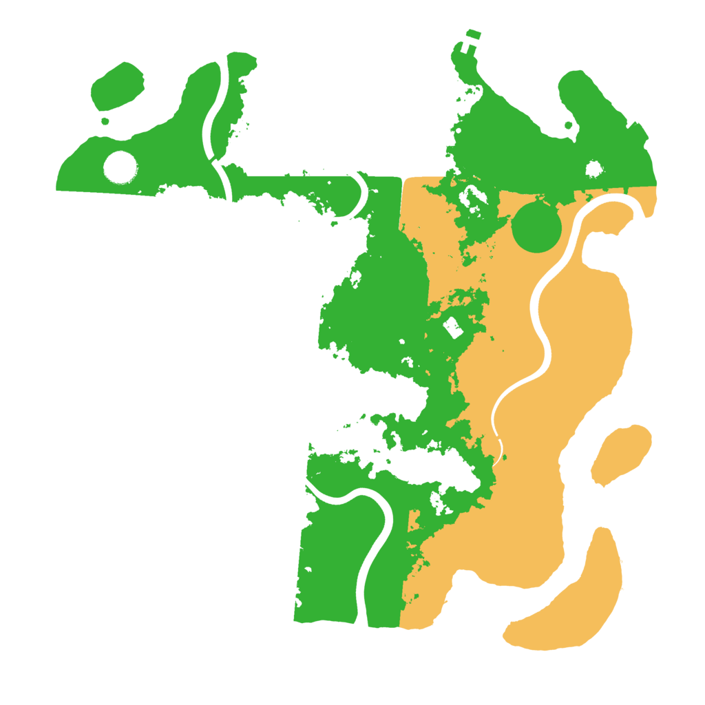 Biome Rust Map: Procedural Map, Size: 3750, Seed: 585495645