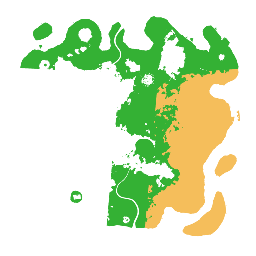 Biome Rust Map: Procedural Map, Size: 3750, Seed: 585495645