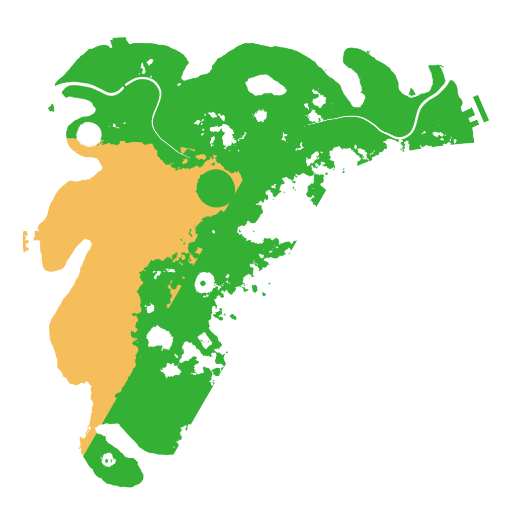 Biome Rust Map: Procedural Map, Size: 3750, Seed: 1419246394