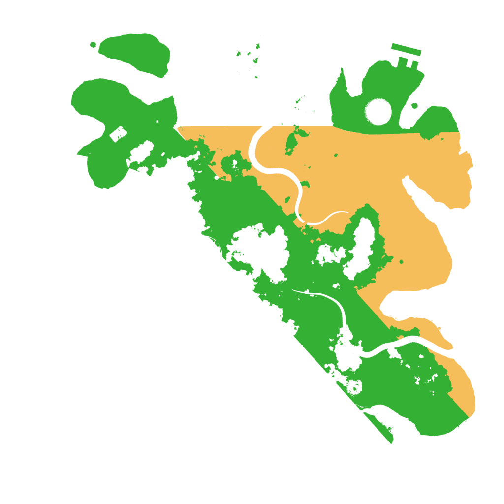 Biome Rust Map: Procedural Map, Size: 3400, Seed: 511239904