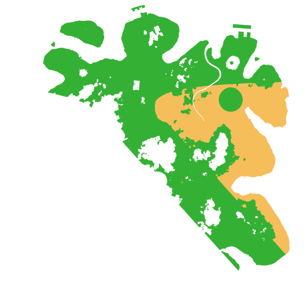 Biome Rust Map: Procedural Map, Size: 3400, Seed: 511239904