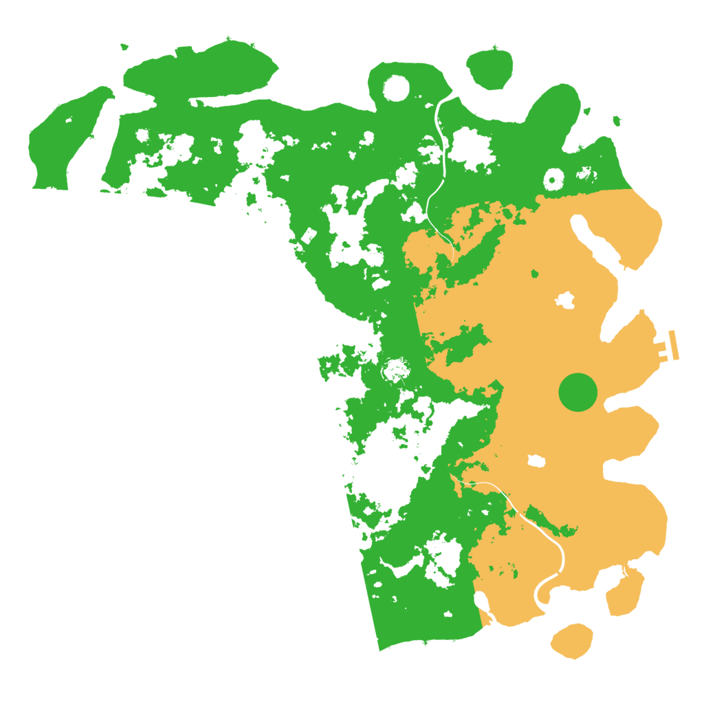 Biome Rust Map: Procedural Map, Size: 4800, Seed: 1233098038