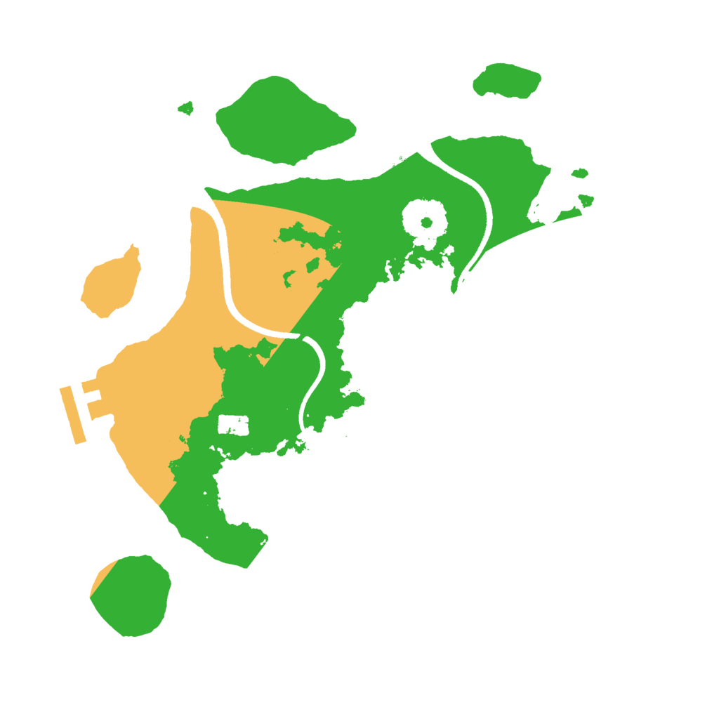 Biome Rust Map: Procedural Map, Size: 2500, Seed: 141114370