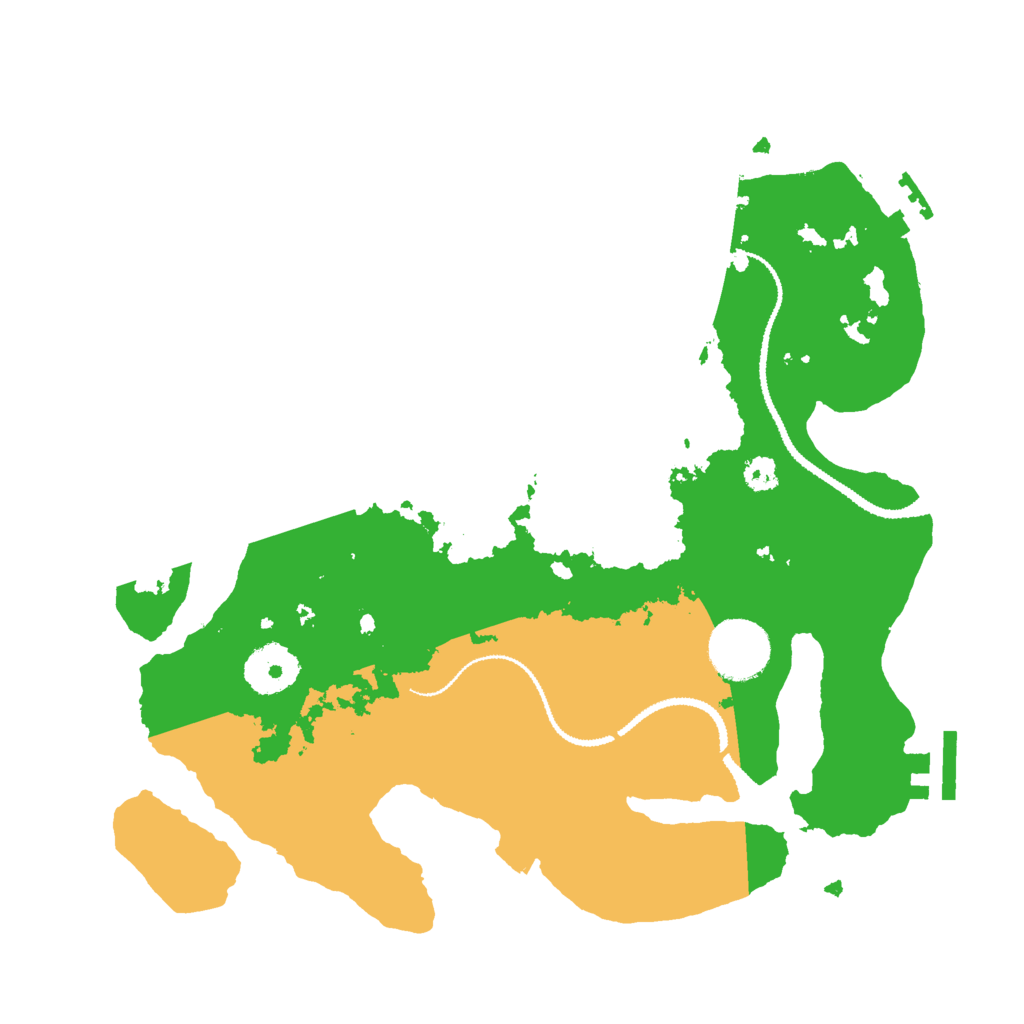 Biome Rust Map: Procedural Map, Size: 3000, Seed: 2085025830