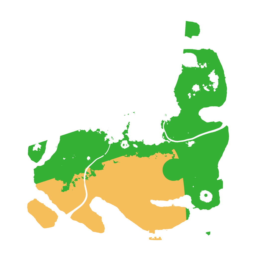 Biome Rust Map: Procedural Map, Size: 3100, Seed: 2085025830