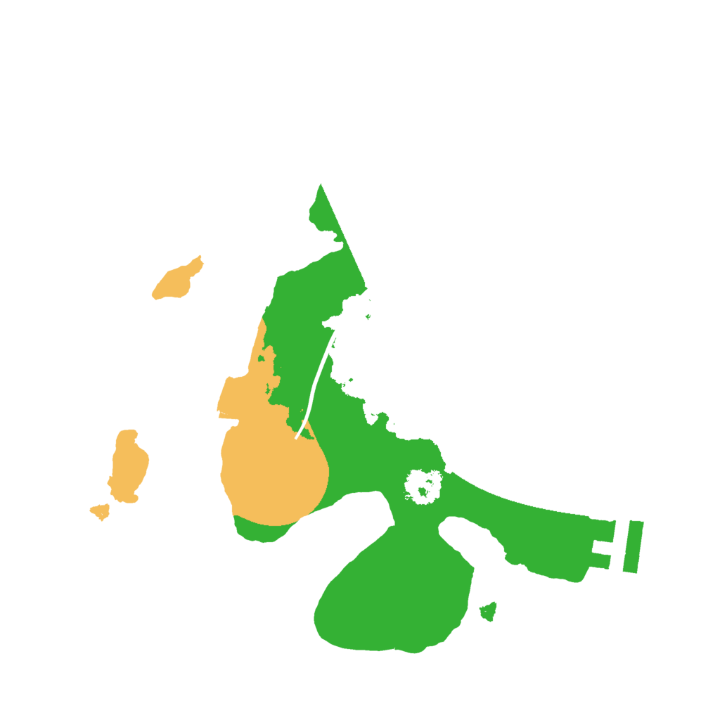 Biome Rust Map: Procedural Map, Size: 2000, Seed: 1175534229