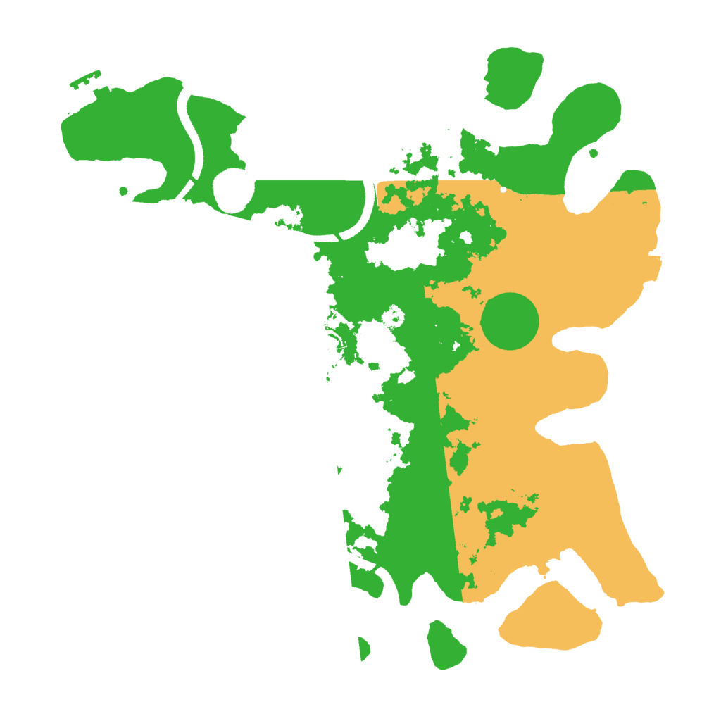 Biome Rust Map: Procedural Map, Size: 3300, Seed: 602634940