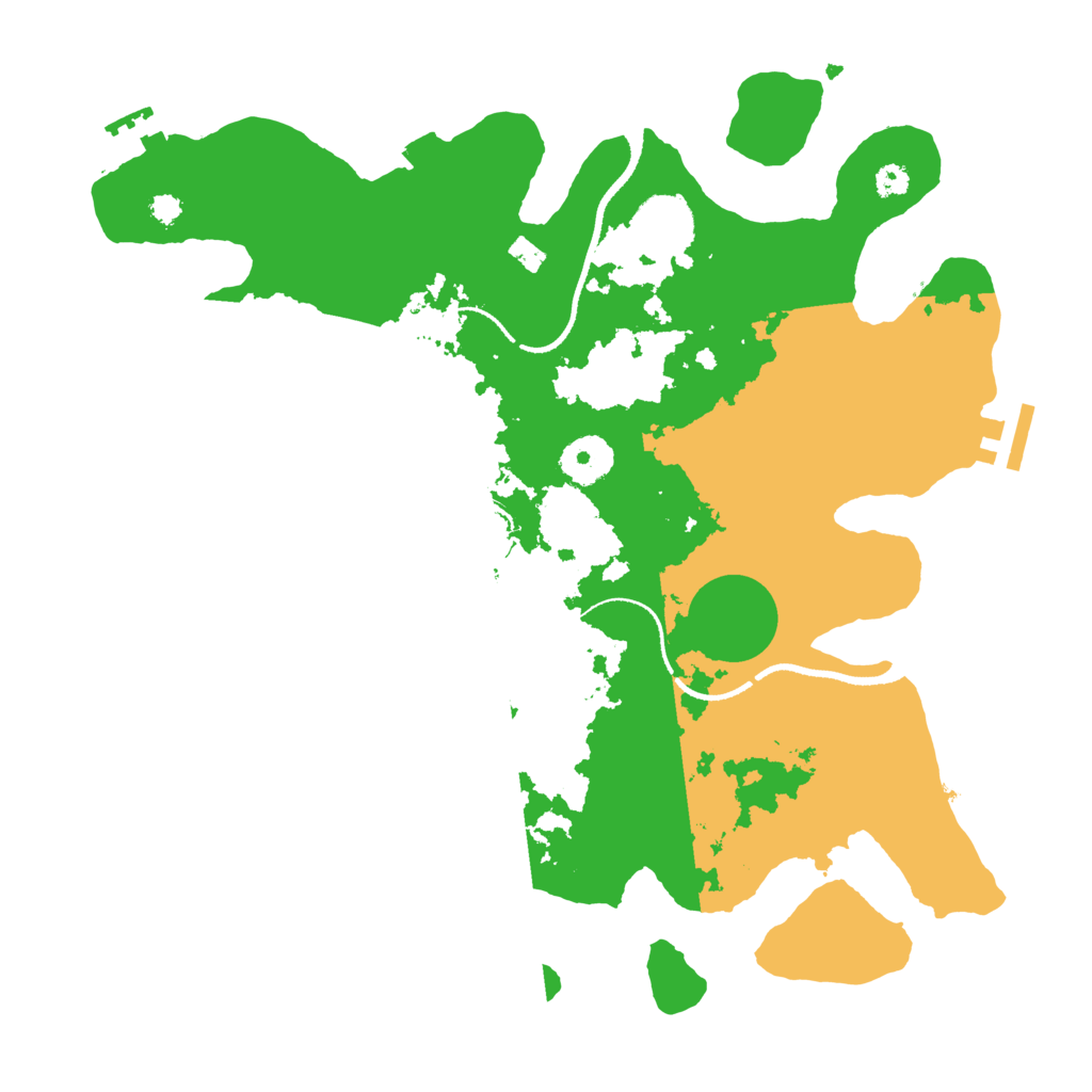 Biome Rust Map: Procedural Map, Size: 3300, Seed: 602634940