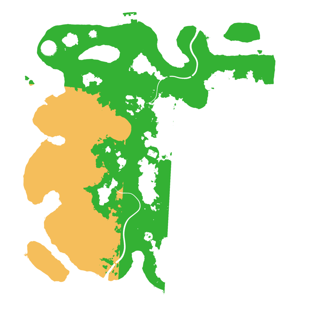 Biome Rust Map: Procedural Map, Size: 3500, Seed: 1320613291