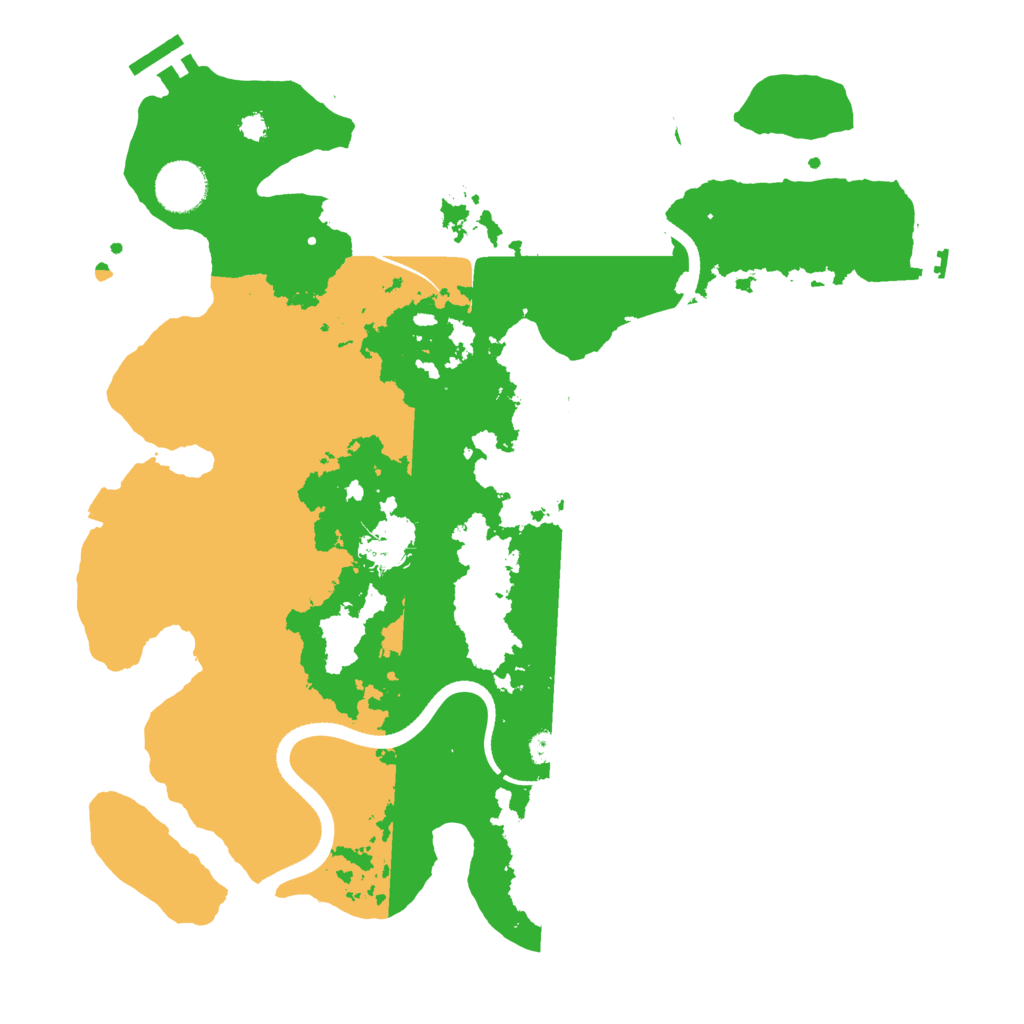 Biome Rust Map: Procedural Map, Size: 3500, Seed: 1320613291