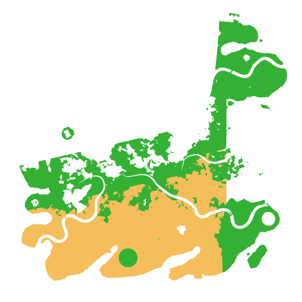 Biome Rust Map: Procedural Map, Size: 4250, Seed: 587952