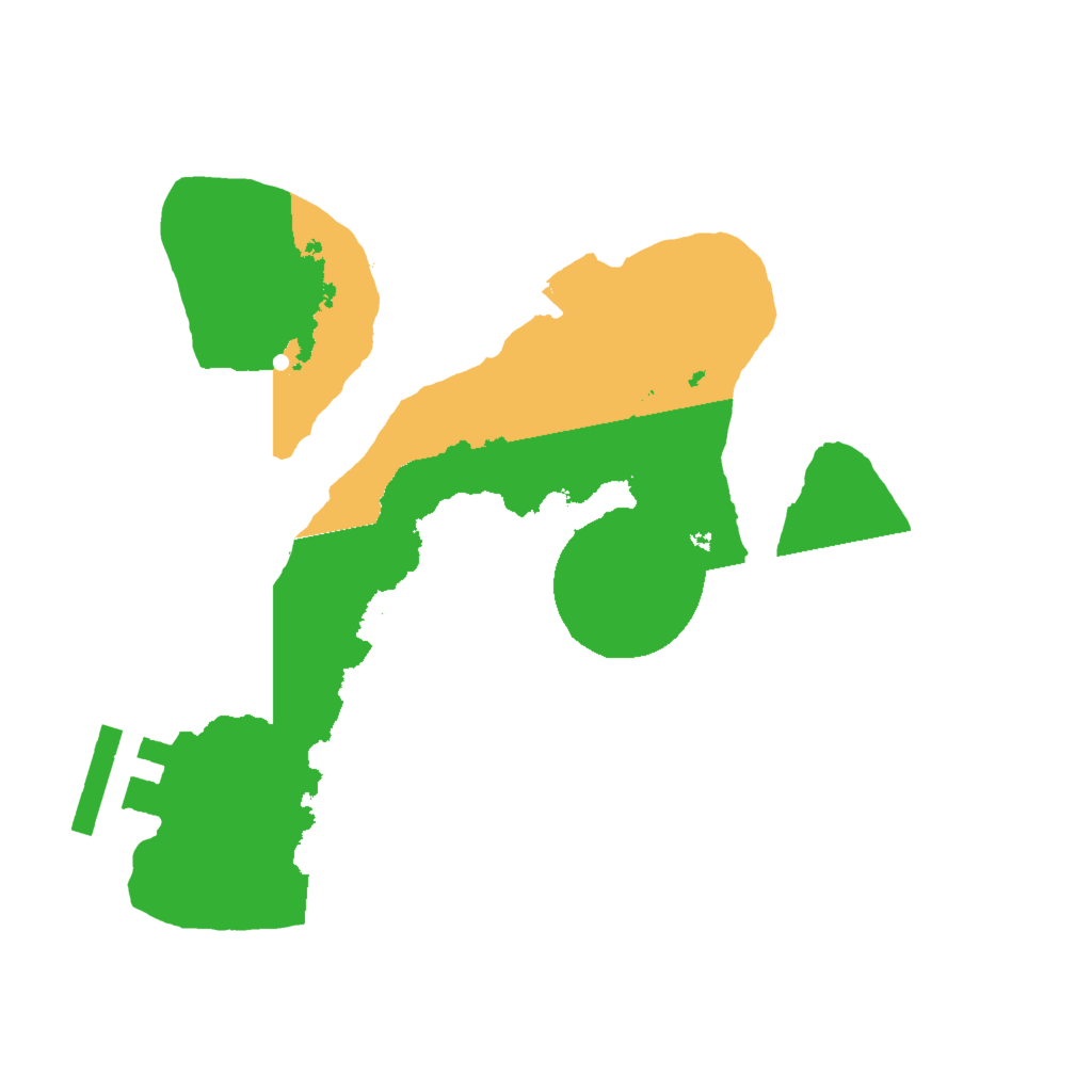 Biome Rust Map: Procedural Map, Size: 2000, Seed: 1954561586