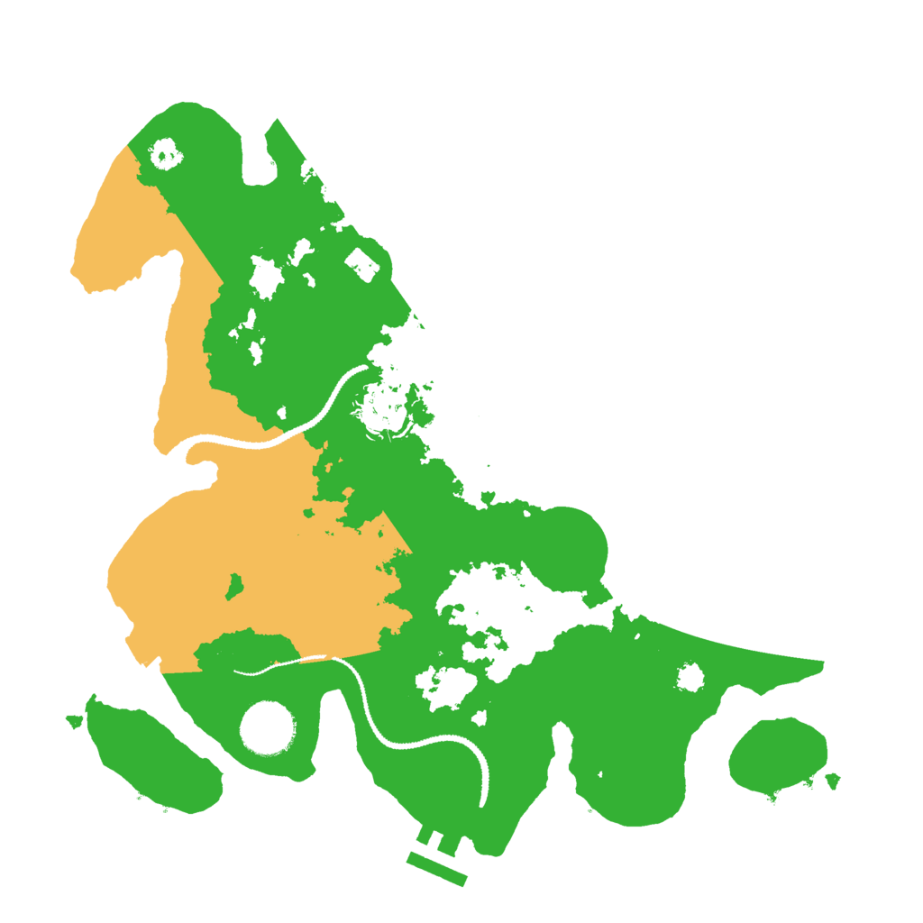 Biome Rust Map: Procedural Map, Size: 3000, Seed: 2075549040