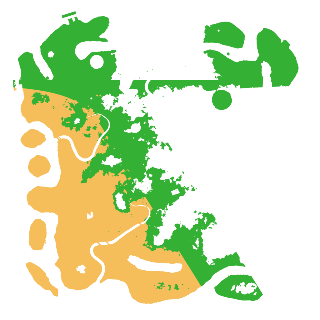 Biome Rust Map: Procedural Map, Size: 4500, Seed: 1743252274