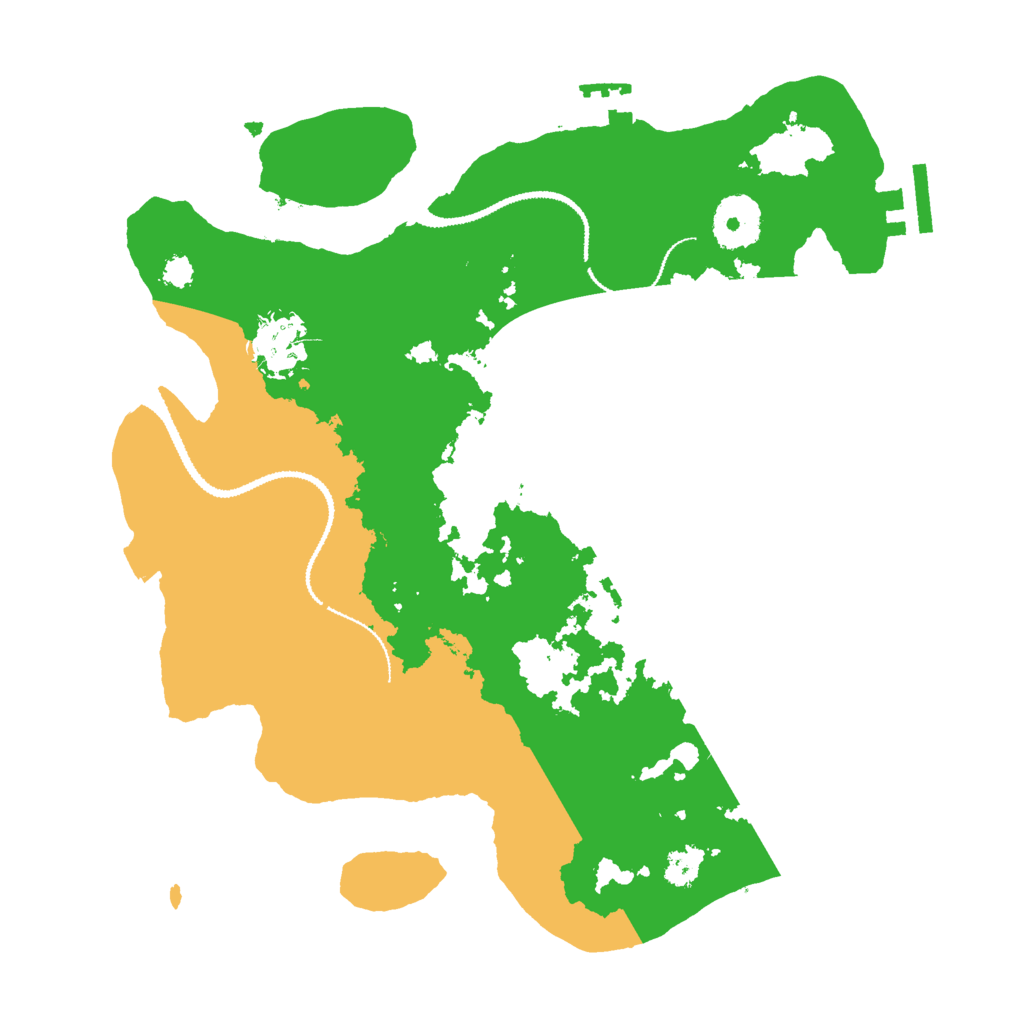 Biome Rust Map: Procedural Map, Size: 3000, Seed: 2470805