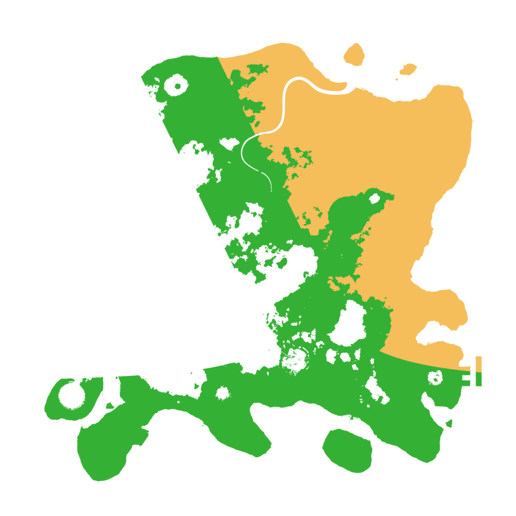 Biome Rust Map: Procedural Map, Size: 3500, Seed: 2018362574