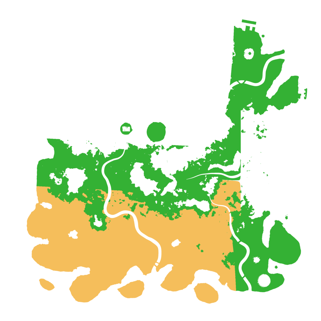Biome Rust Map: Procedural Map, Size: 4500, Seed: 559420