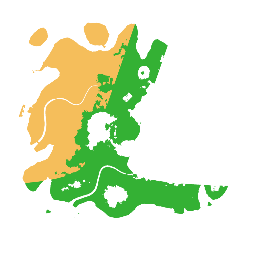 Biome Rust Map: Procedural Map, Size: 3000, Seed: 79419