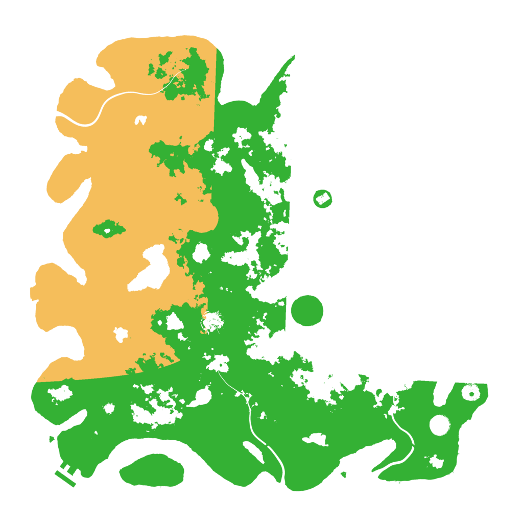 Biome Rust Map: Procedural Map, Size: 4500, Seed: 652096271