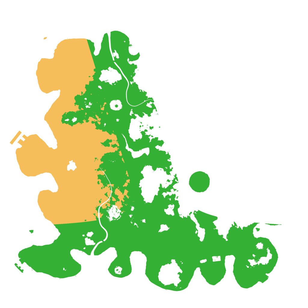 Biome Rust Map: Procedural Map, Size: 4000, Seed: 990319653