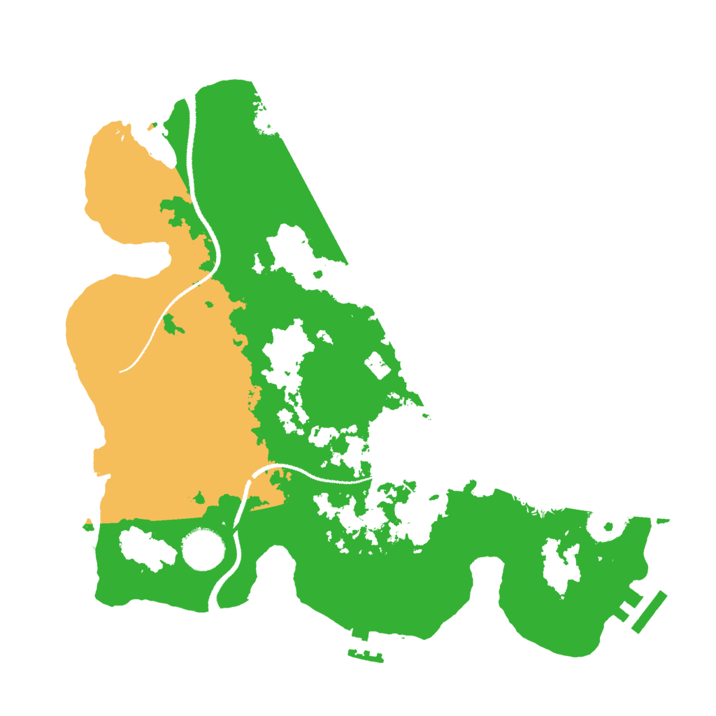 Biome Rust Map: Procedural Map, Size: 3000, Seed: 1944647679