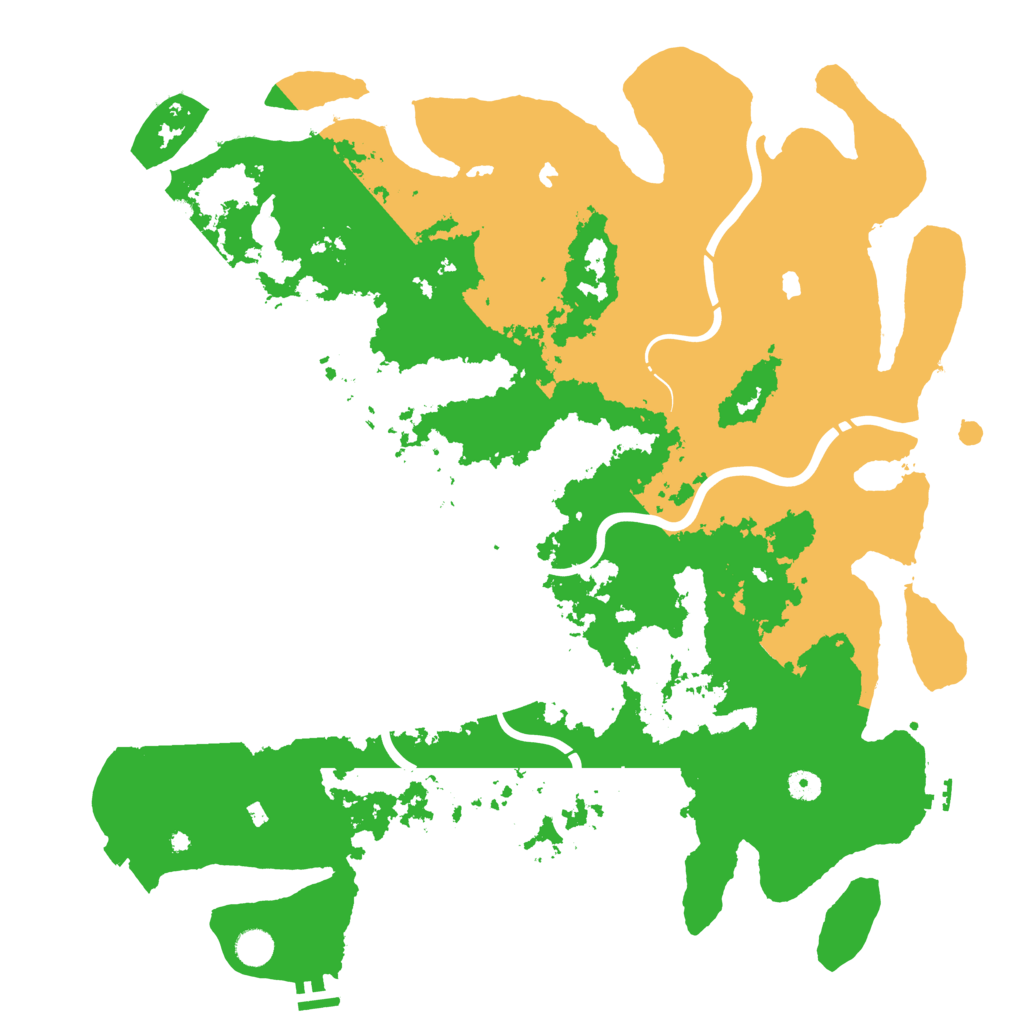 Biome Rust Map: Procedural Map, Size: 4800, Seed: 668465069
