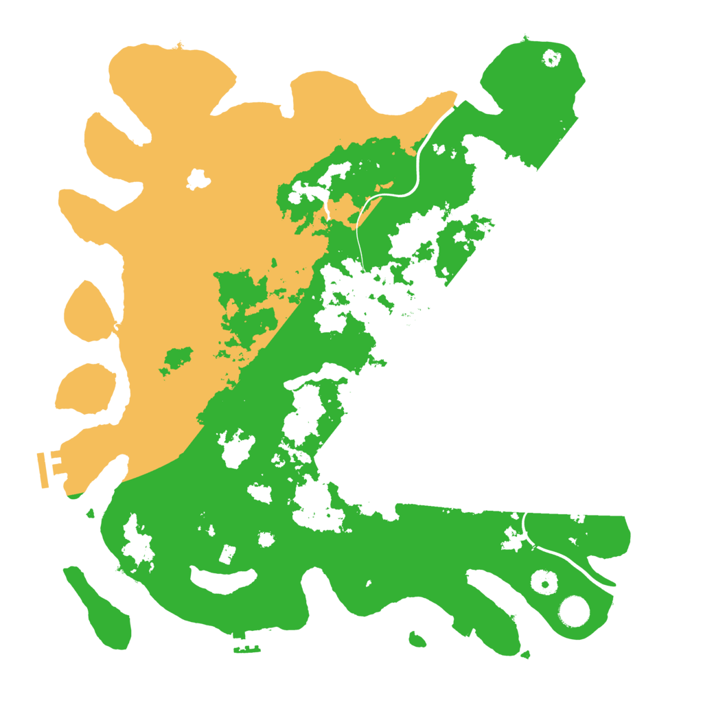 Biome Rust Map: Procedural Map, Size: 4000, Seed: 240698
