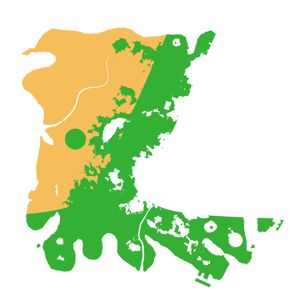 Biome Rust Map: Procedural Map, Size: 3750, Seed: 1614756446