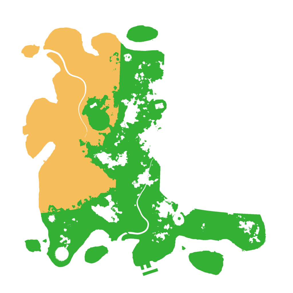 Biome Rust Map: Procedural Map, Size: 3800, Seed: 718248892